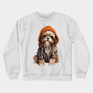 Winter Shih Tzu Dog Crewneck Sweatshirt